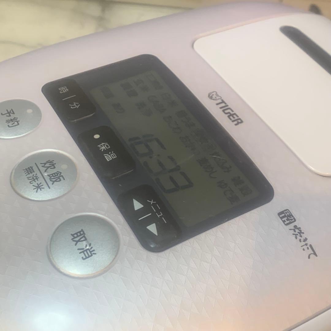 2019年美品■タイガー圧力IH 炊きたて　3.5合炊きJPD-060■炊飯確認