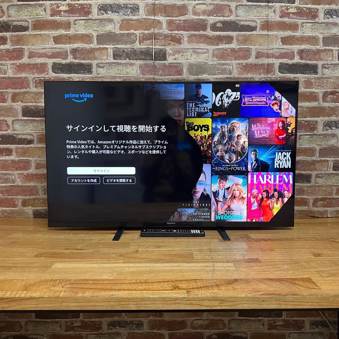 SONY 43V型 4K 液晶テレビ BRAVIA KJ-43X85J 22年製