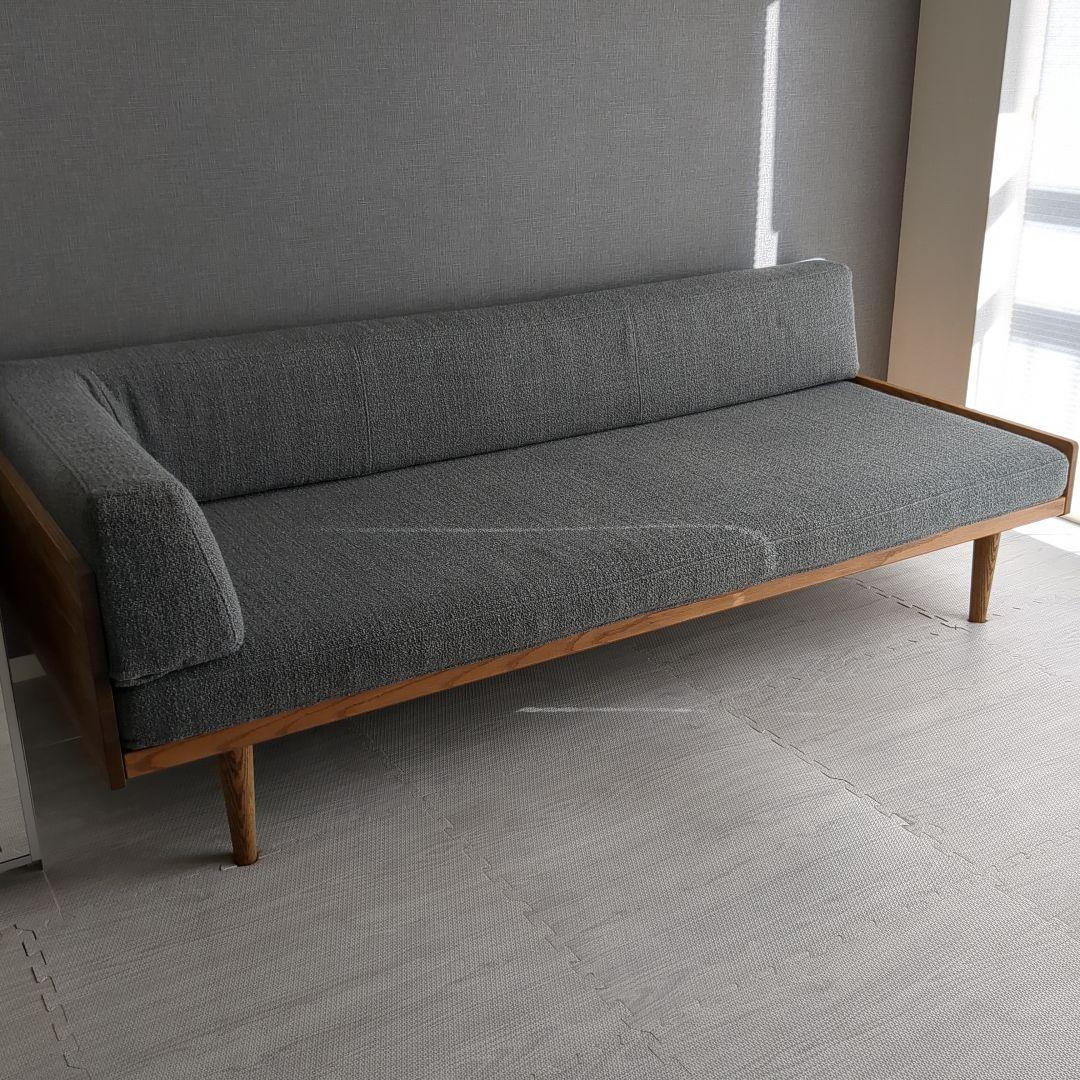 MOMOnatural モモナチュラル　DAY SOFA 3P onearm