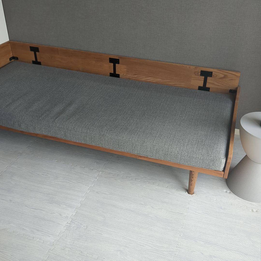 MOMOnatural モモナチュラル　DAY SOFA 3P onearm