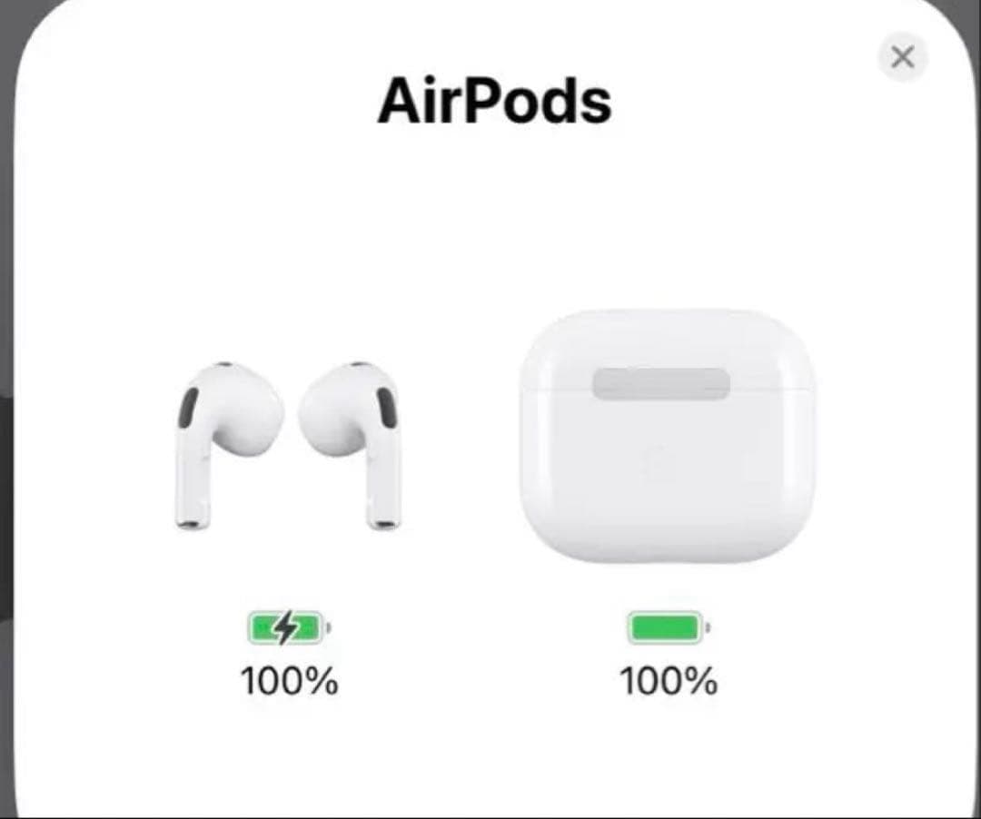 翌日に発送可能‼️ AirPods【第三世代】本体 充電ケース付き ホワイト