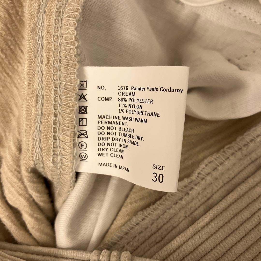 パンツ SHISHIKUI Painter C CORDUROY CREAM 30