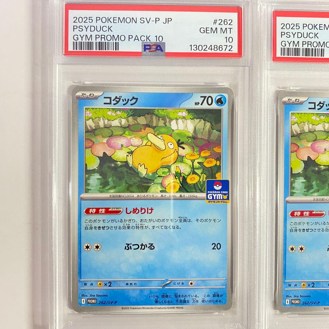 【PSA10】 コダック ジムプロモ しめりけ 262/SV-P 4連番