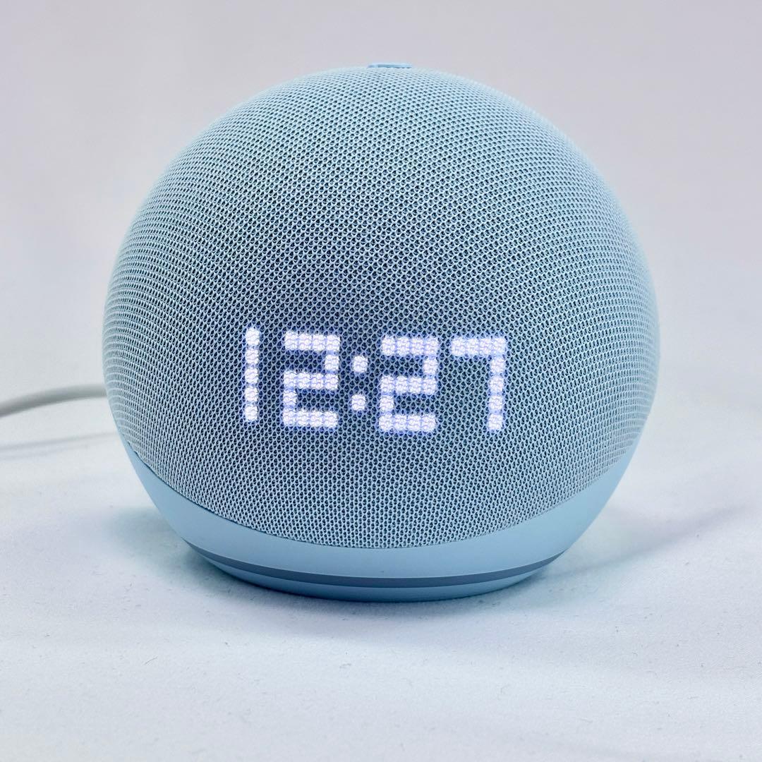 【美品】Amazon Echo Dot 第5世代 時計付き　スマートスピーカー