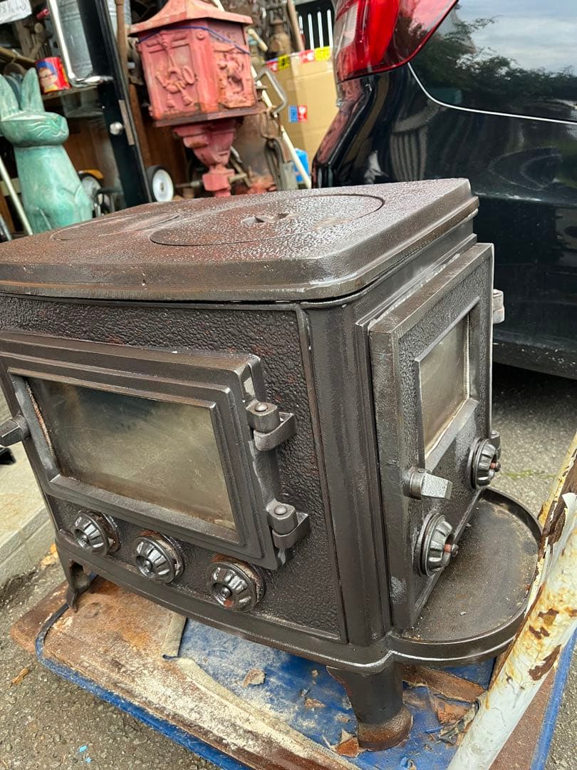 北欧風薪ストーブ、 鋳物薪ストーブ、 前横窓北欧風薪ストーブ、 グリーンライフ薪