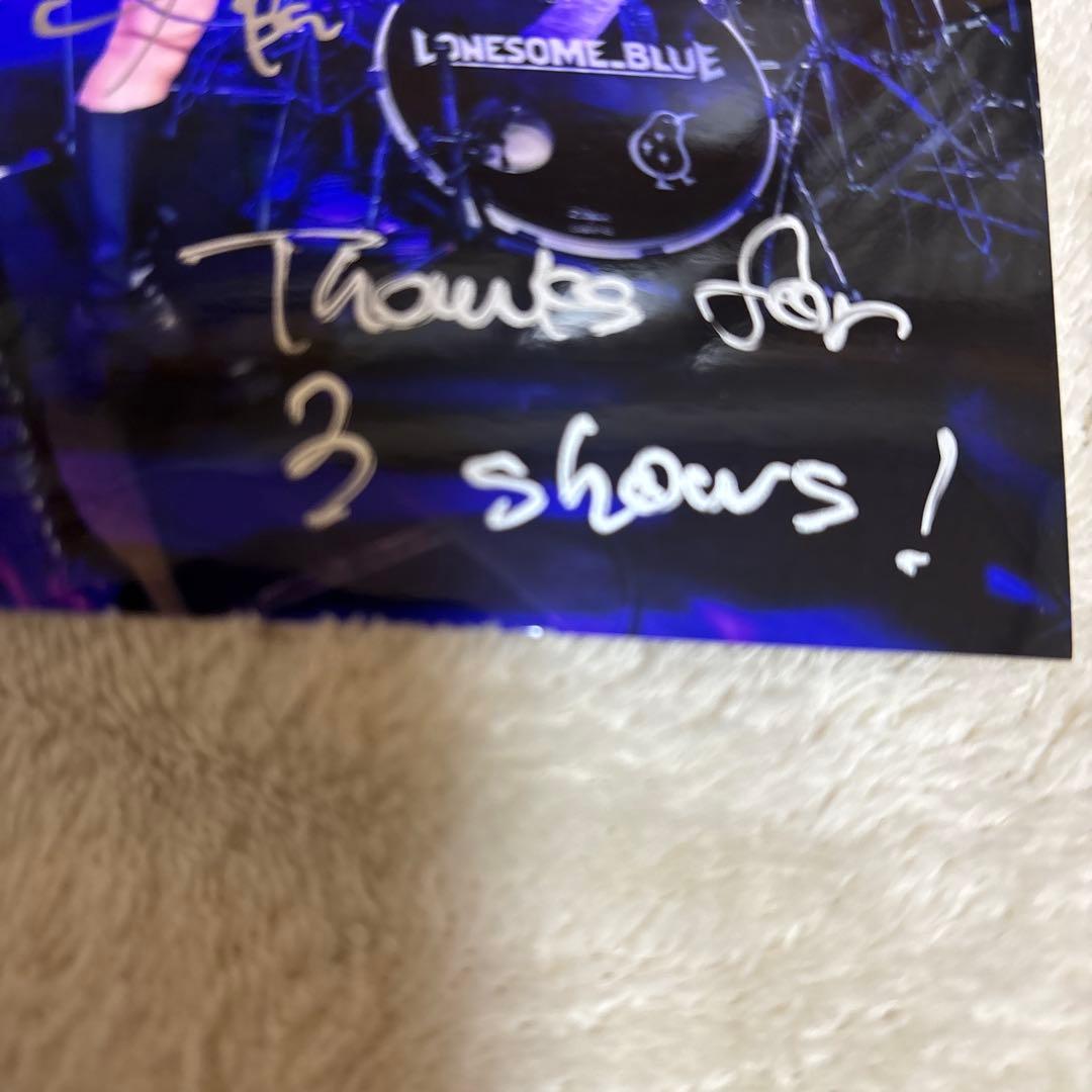 LONESOME BLUE KANTO TOUR 2025 サイン入り生写真