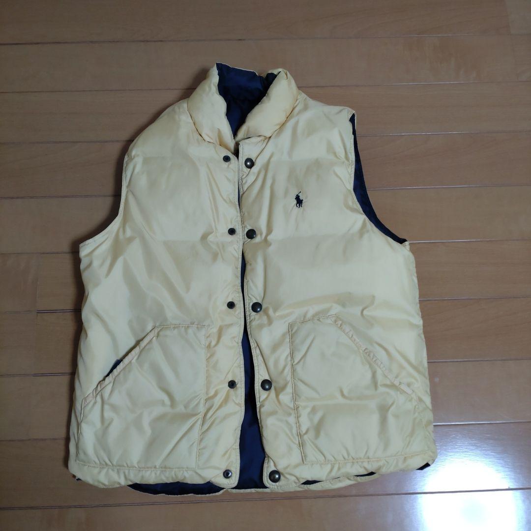 美品　Polo by Ralph Lauren ダウンベスト Mリバーシブル