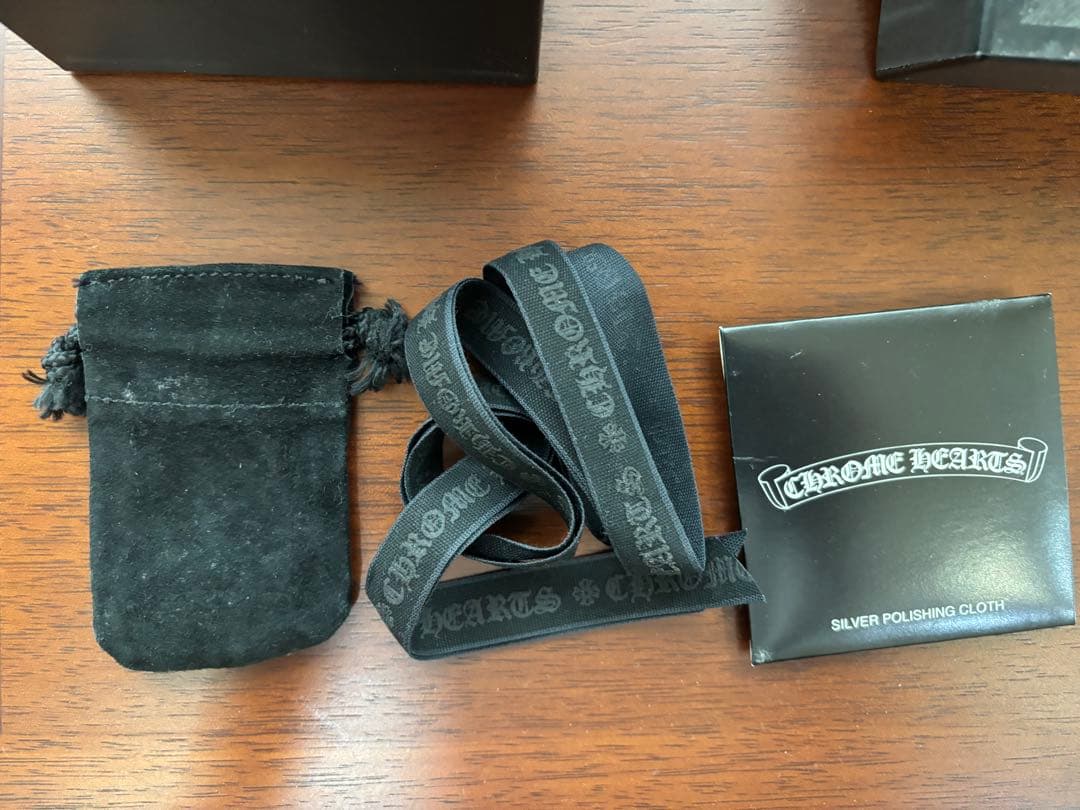 クロムハーツ　スモールCHクロス キーリング with ダガー