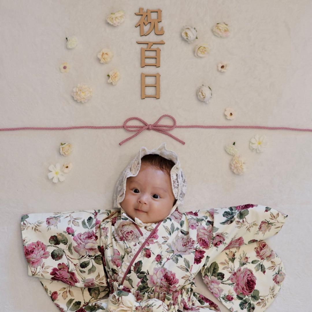 ［おまめ］70-80cm ベビー袴 ひなまつり お食い初め 衣装