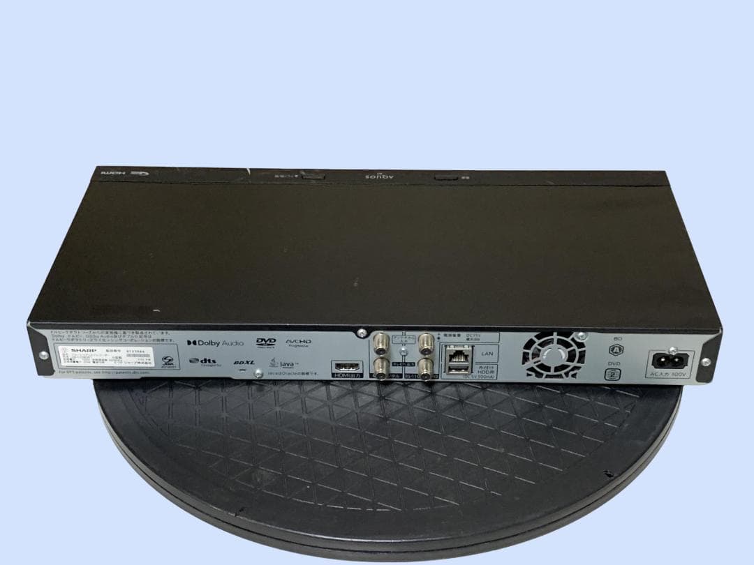 M9810 SHARP ブルーレイディスクレコーダー 2B-C05EW1