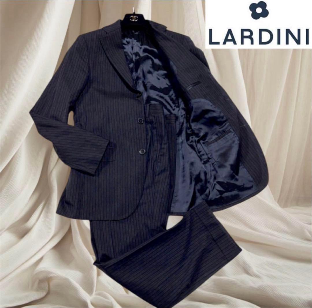 じじラルディーニ LARDINI スーツ セットアップ ストライプ 3B