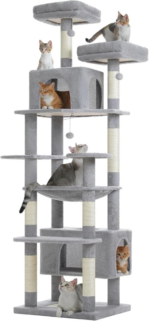 【開封・未使用】PETEPELA キャットタワー 大型猫用 高さ 205cm