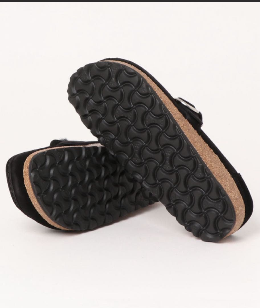 龍×4　ビルケンシュトック 36(23〜23.5) 黒 ナロー幅 　ボア