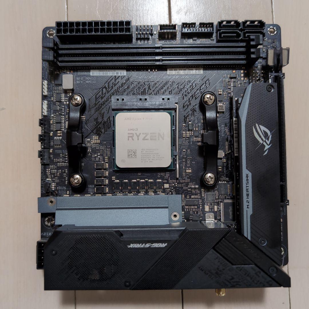 値下げ【マザボ+CPU】 ROGSTRIX B550-I、Ryzen9 3900