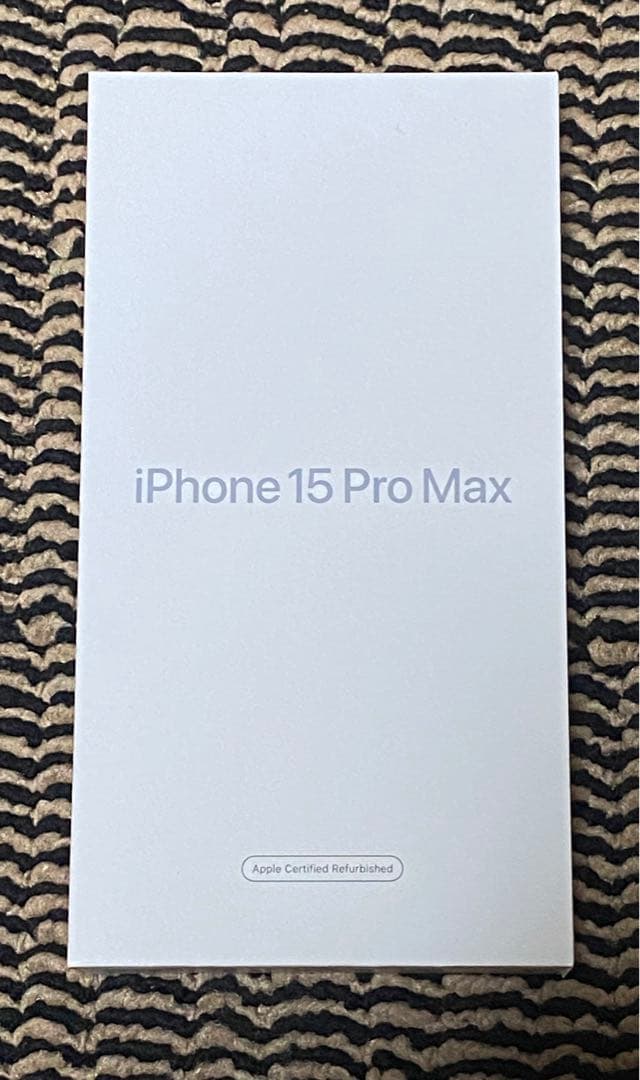 【新品】iPhone15ProMax256GBナチュラルチタニウムSIMフリー