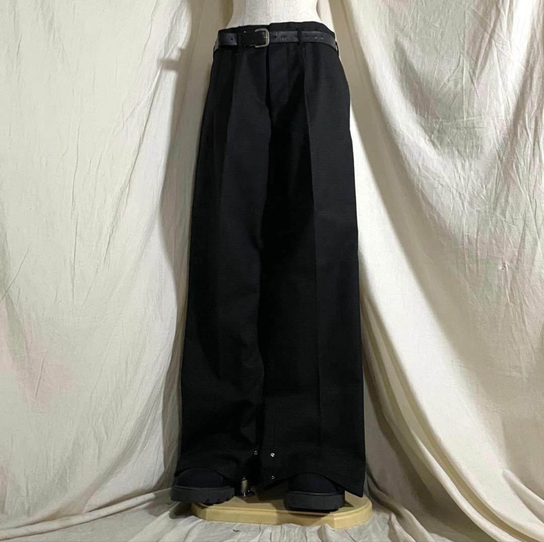 希少 vintage 1940s~50s Wide Wool Slacks 黒