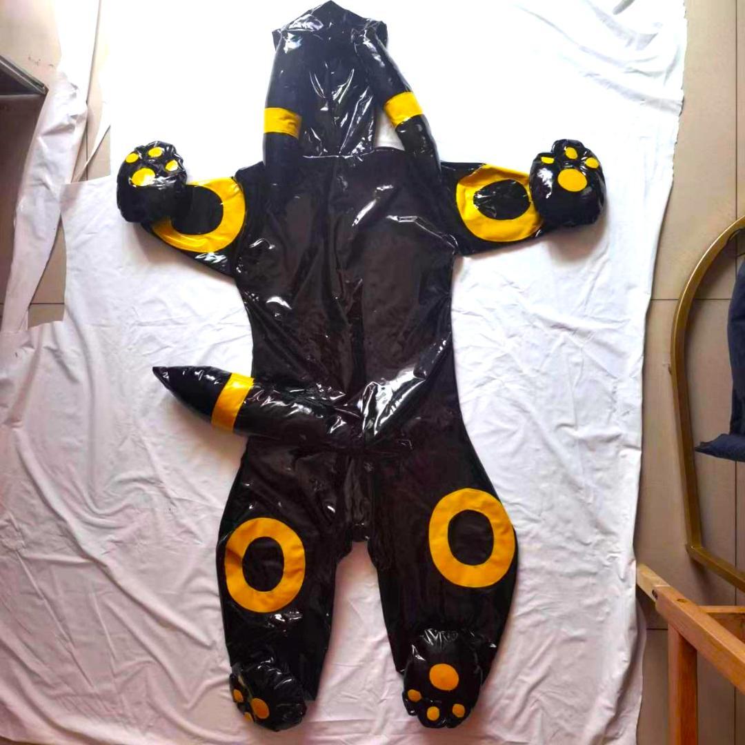 L*e様 エナメル　ヒトイヌ　全身タイツ　ゼンタイ　着ぐるみ　面　ラテックス　ラ