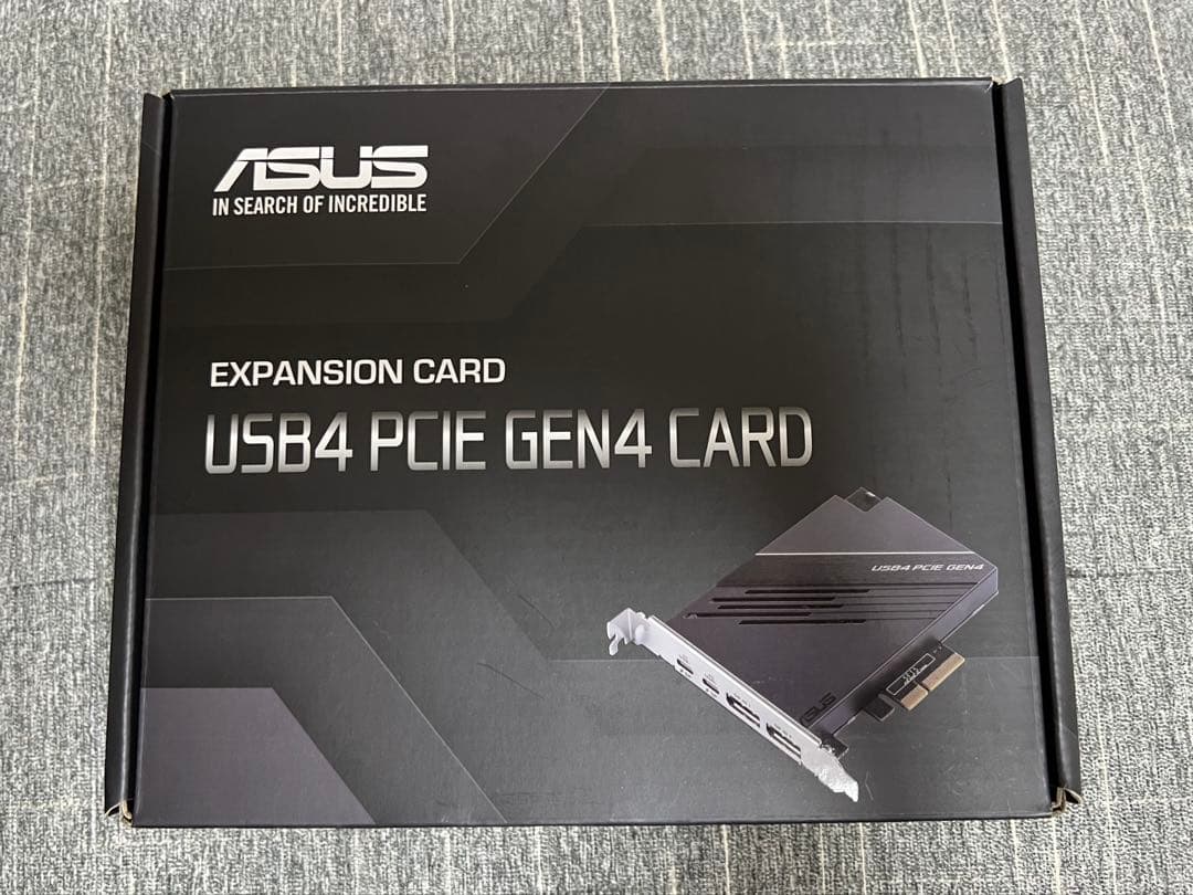ASUS USB4 PCIe Gen4 カード、デュアル USB4 ポート