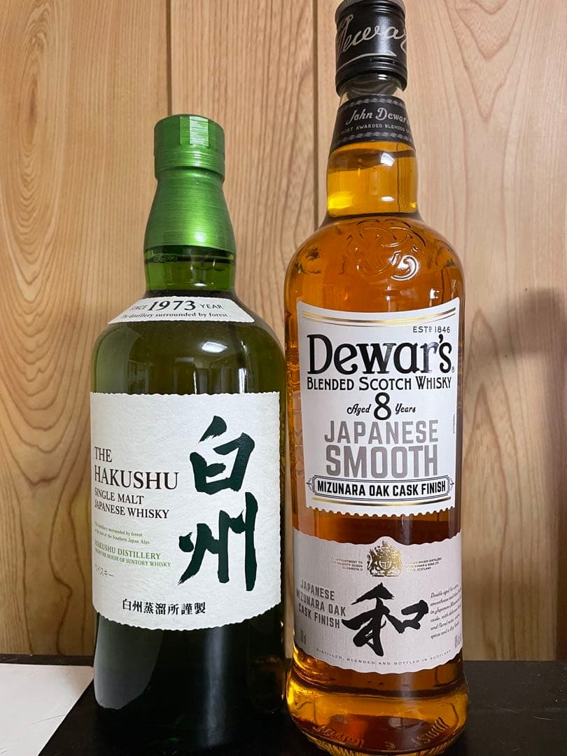 【新品】白州シングルモルト & Dewar's 8年