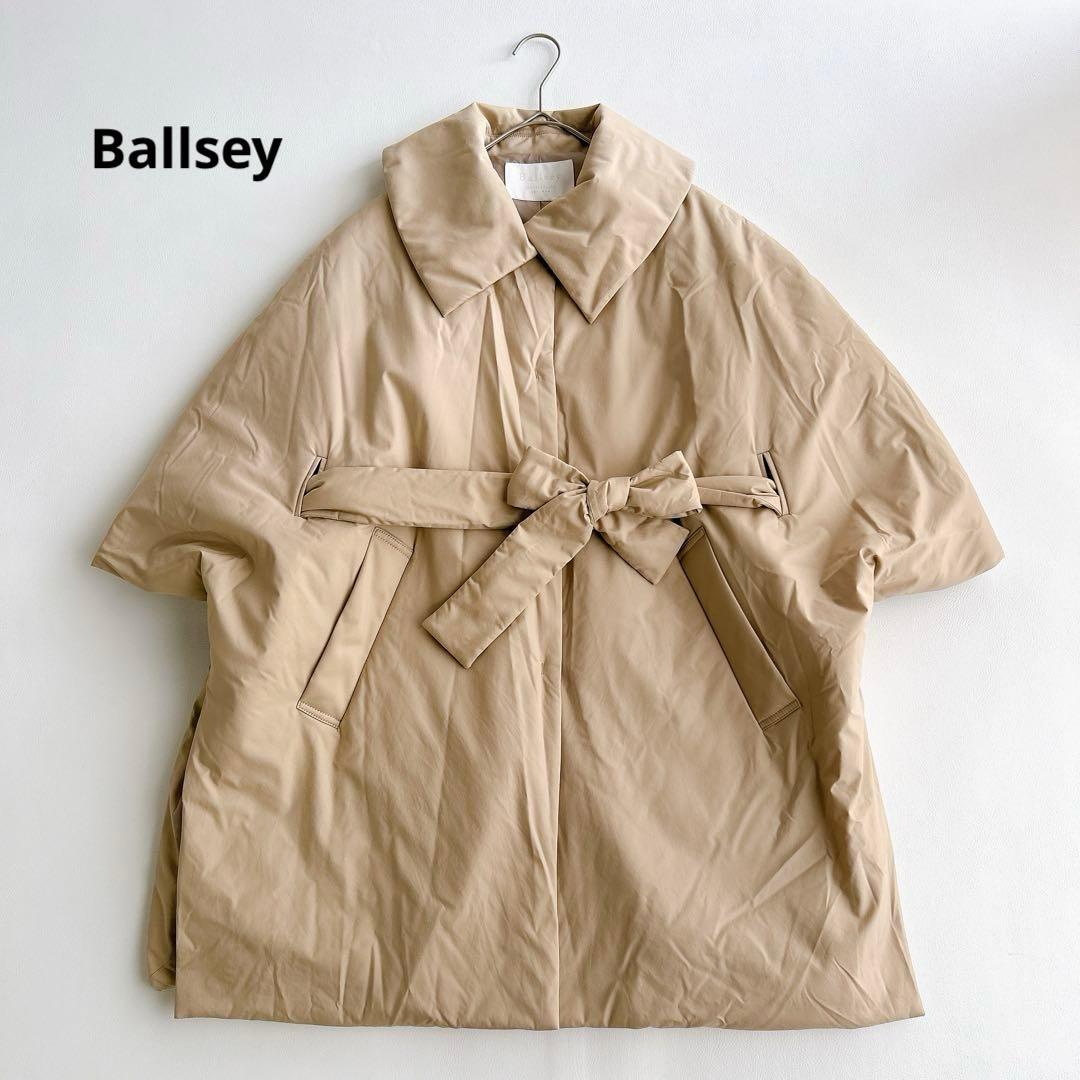 ☆美品☆ボールジィ　トゥモローランド　パデットツイル ベルテッドポンチョ　36