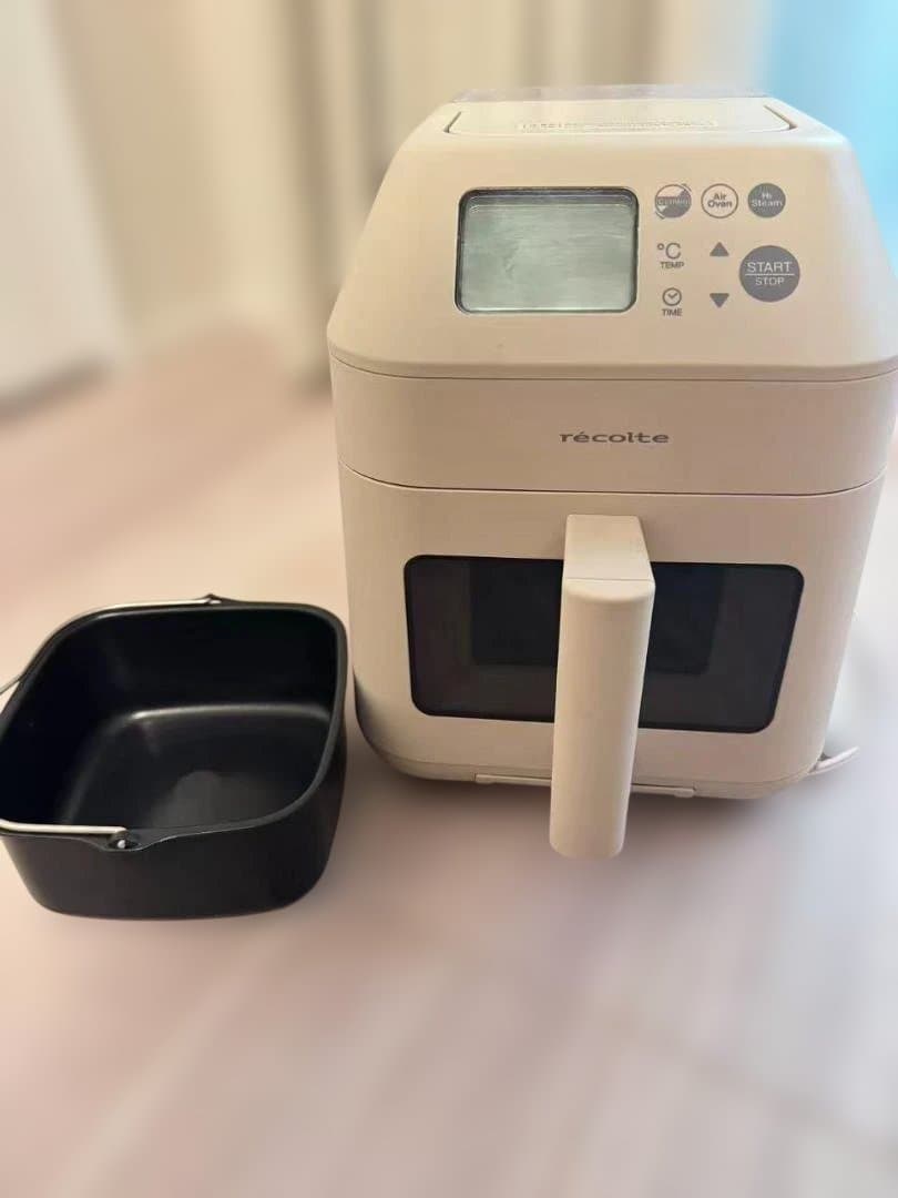 ハイスチームエアーオーブン recolte（レコルト） クリームホワイト