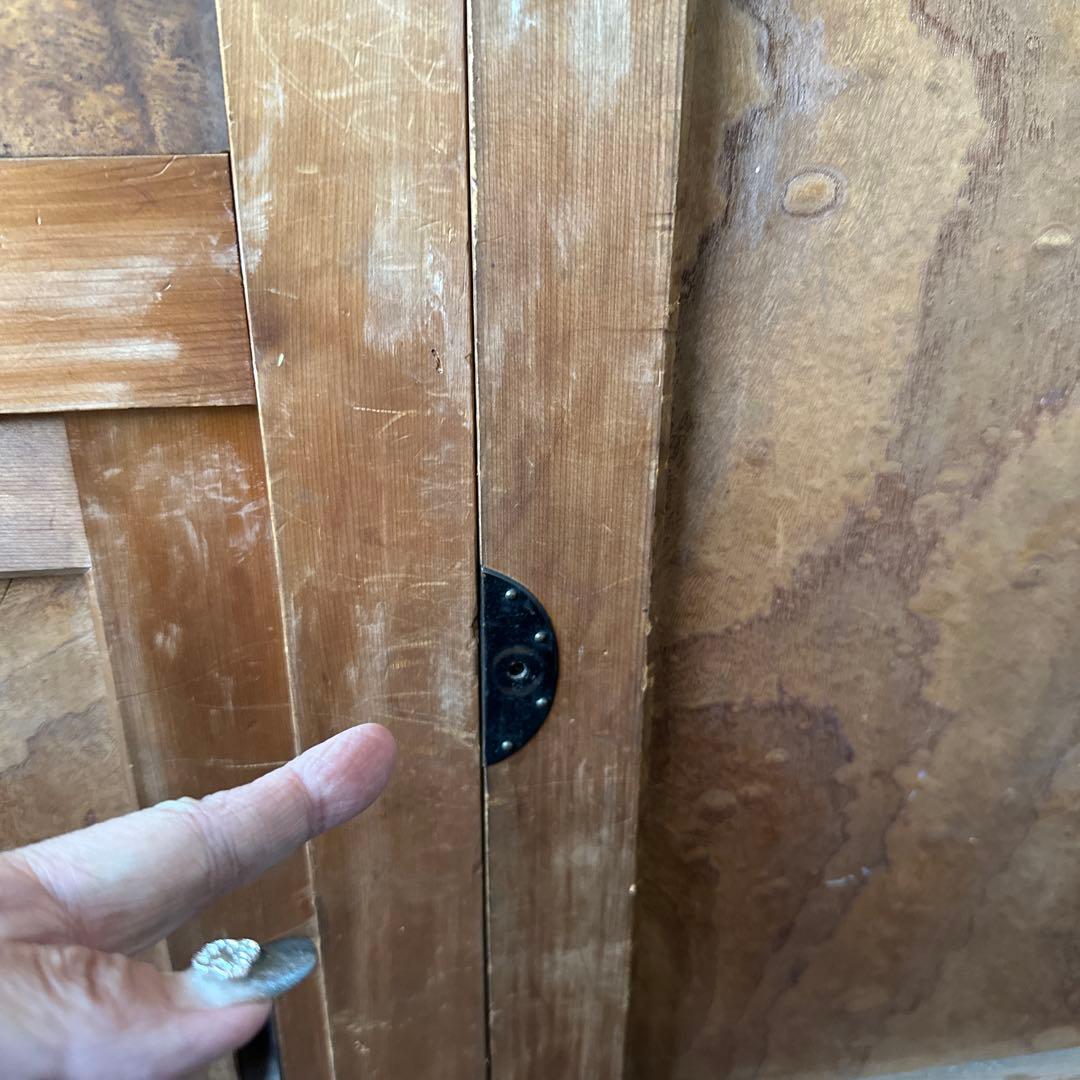 大幅お値下げ‼️時代箪笥　欅面　食器棚に！什器に！ヴィンテージ箪笥　収納に！