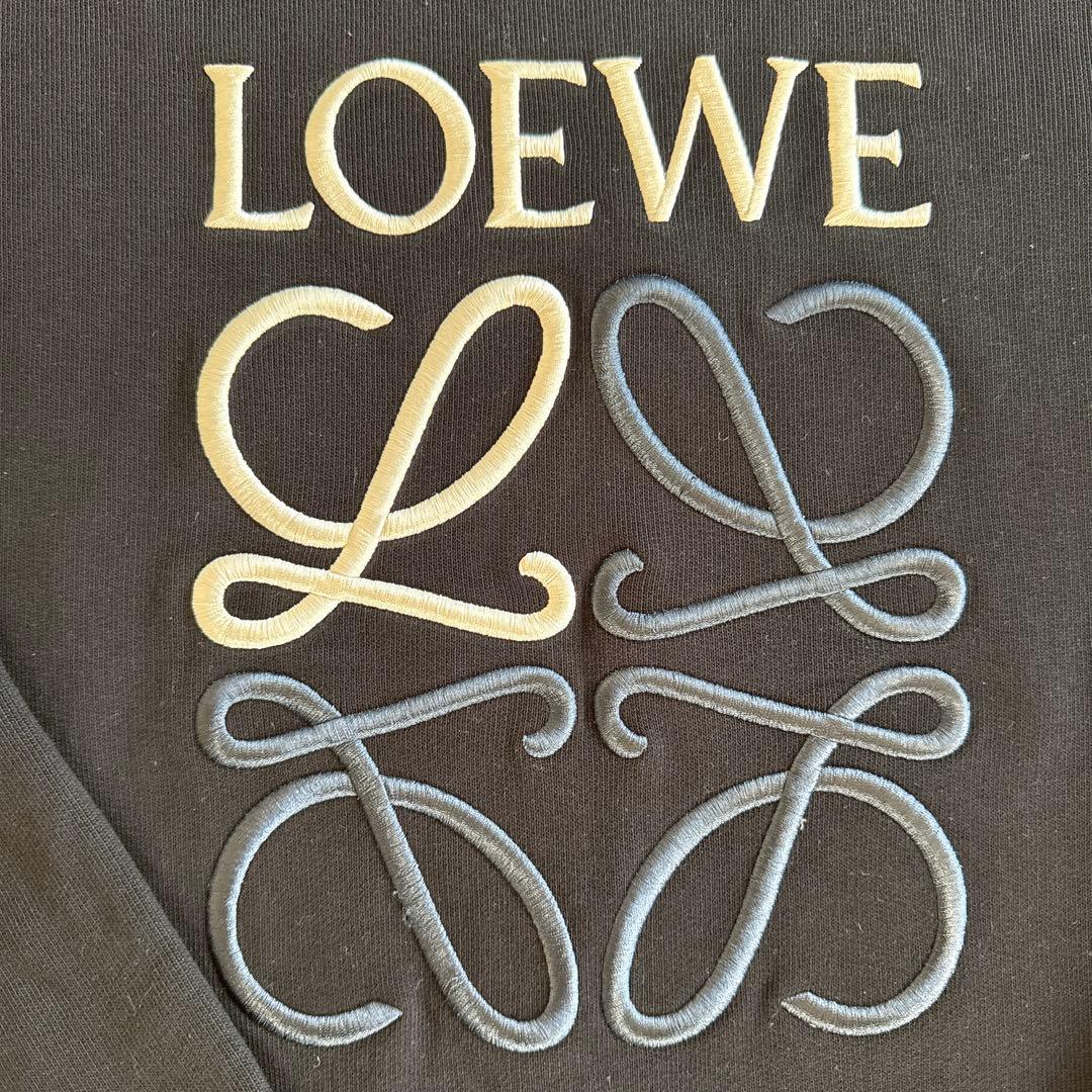 美品！LOEWE アナグラム レギュラーフィット スウェットメンズM ブラック