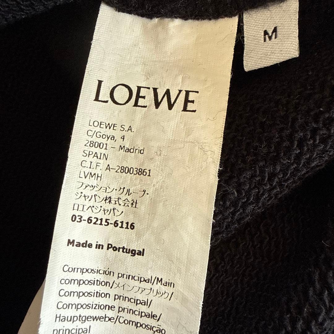 美品！LOEWE アナグラム レギュラーフィット スウェットメンズM ブラック