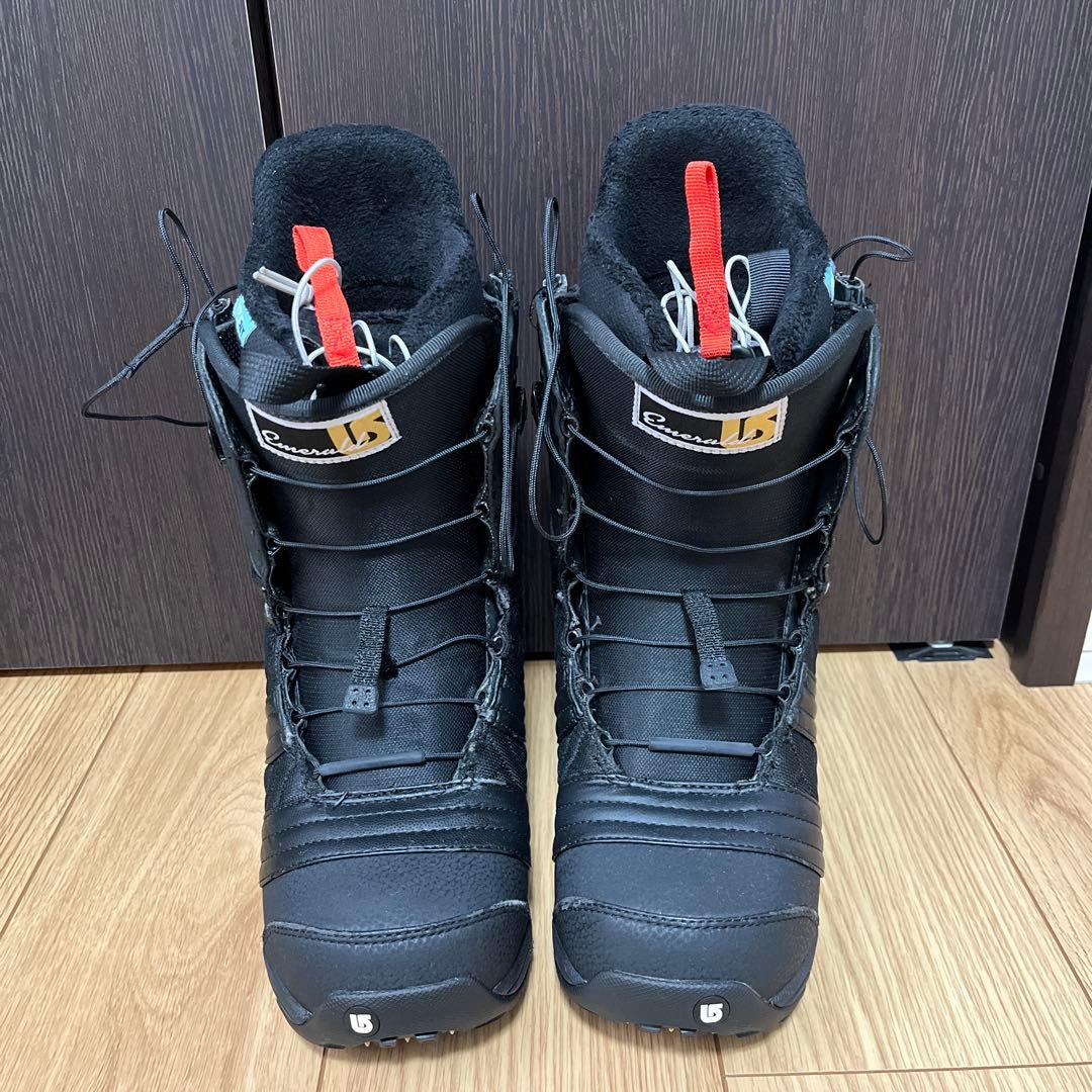 burton ブラック スノーボードブーツ 女性用　25㎝