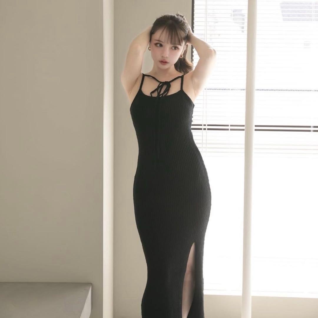 ワンピース andmary milky knit set