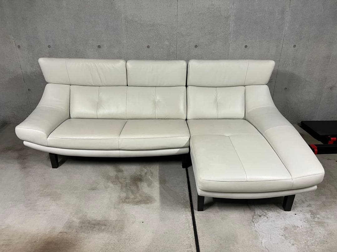 【tjhs】カリモク家具 ZU4628 右肘2人掛けソファ