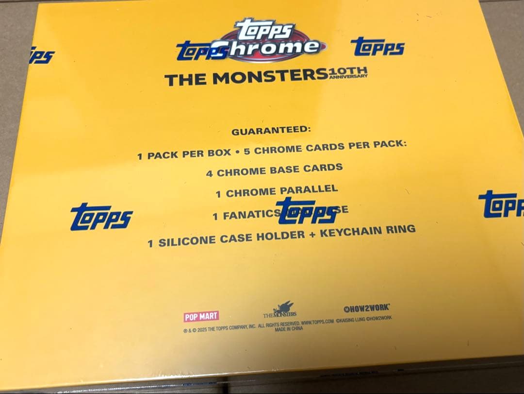 その他 2025 Topps Chrome Labubu 1 box