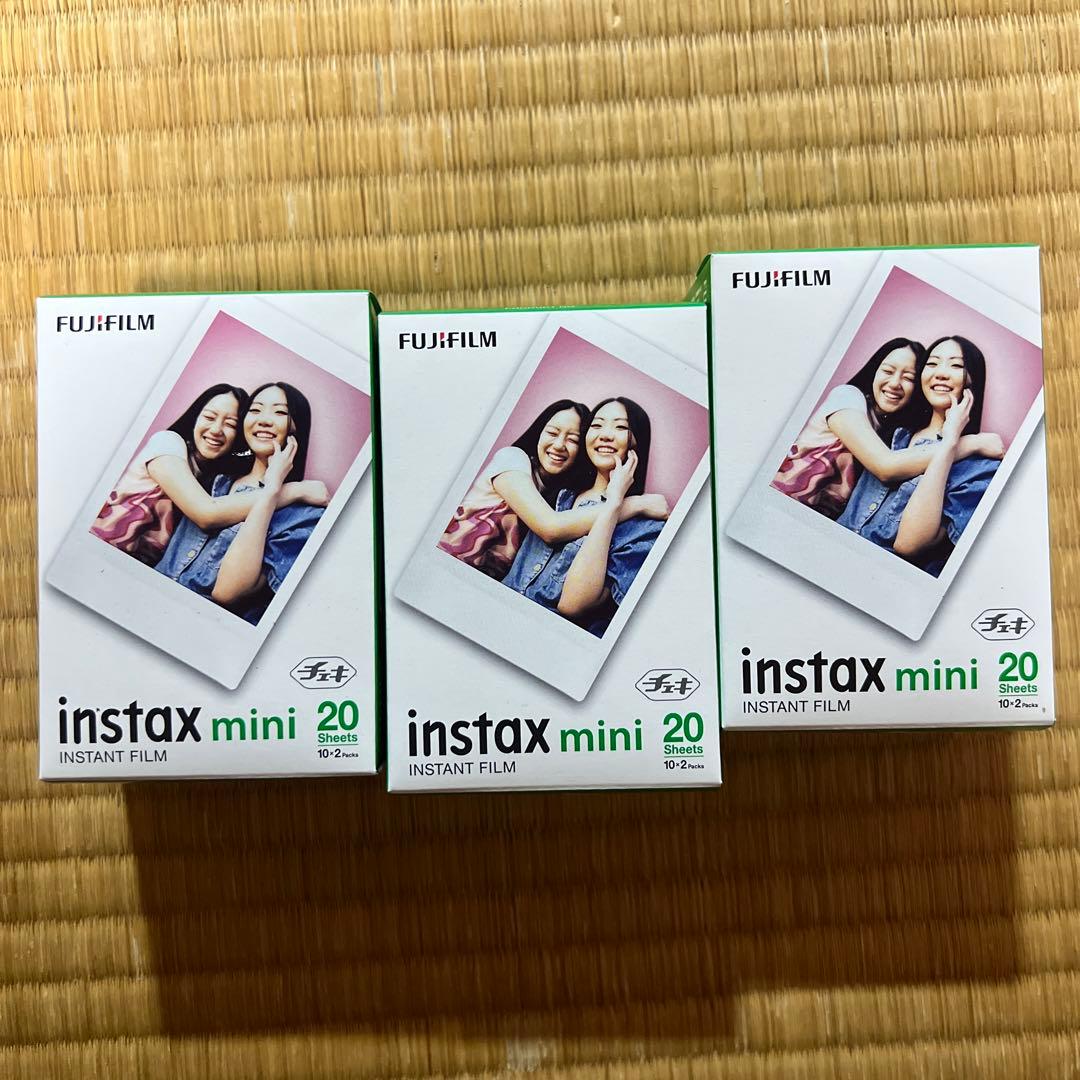FUJIFILM instax mini インスタントフィルム20枚入　3個