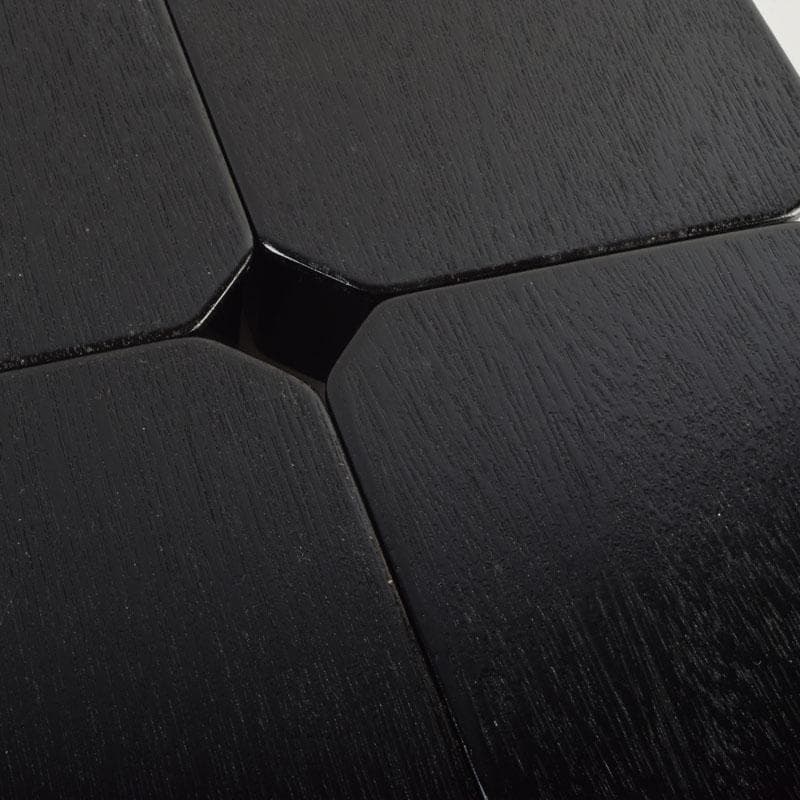 minto　茶道具　漆塗　七宝透かし　縁高重　五段重　箱付　N　9148