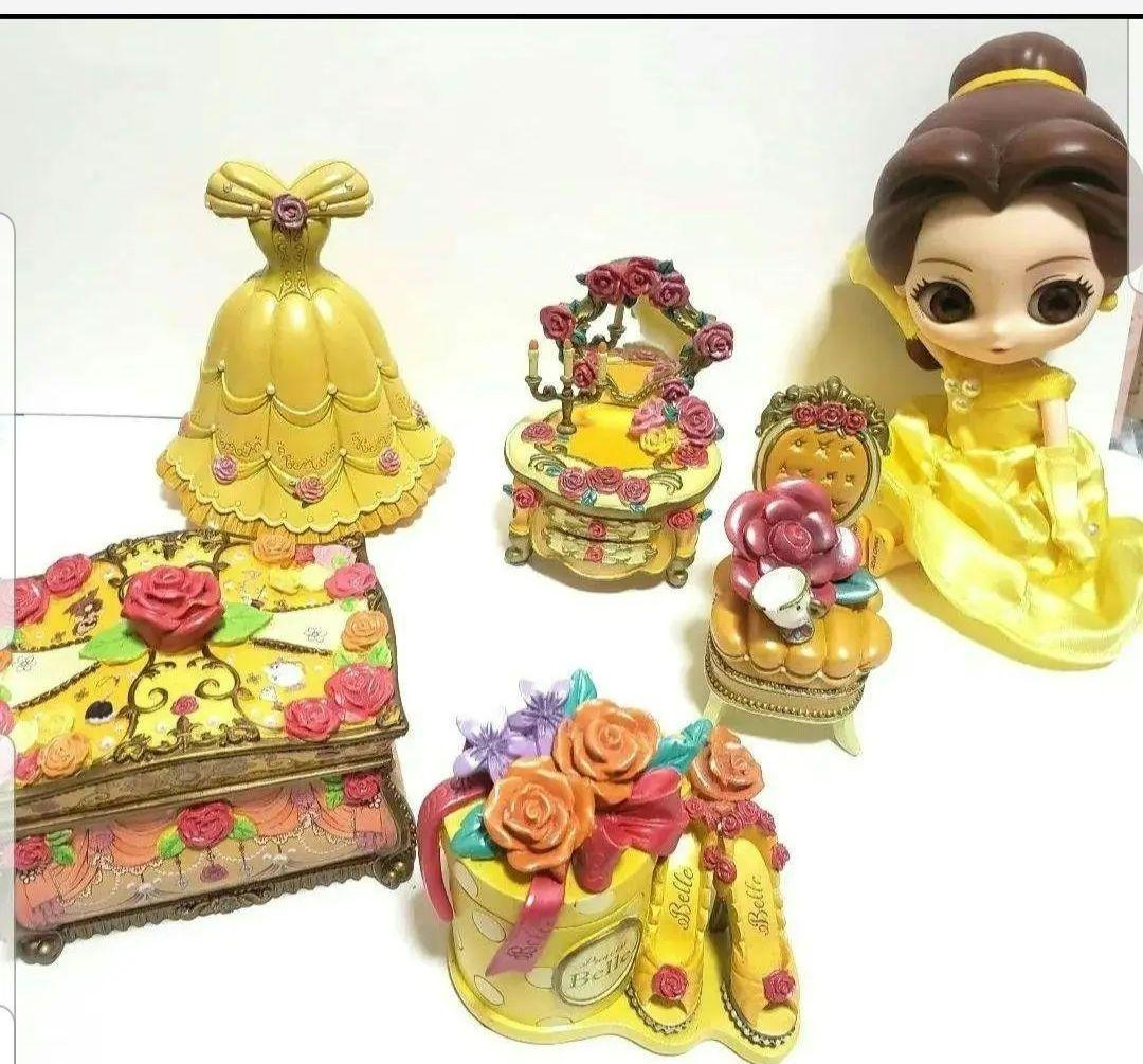 【レア】ディズニーストア品 美女と野獣 コレクション置物