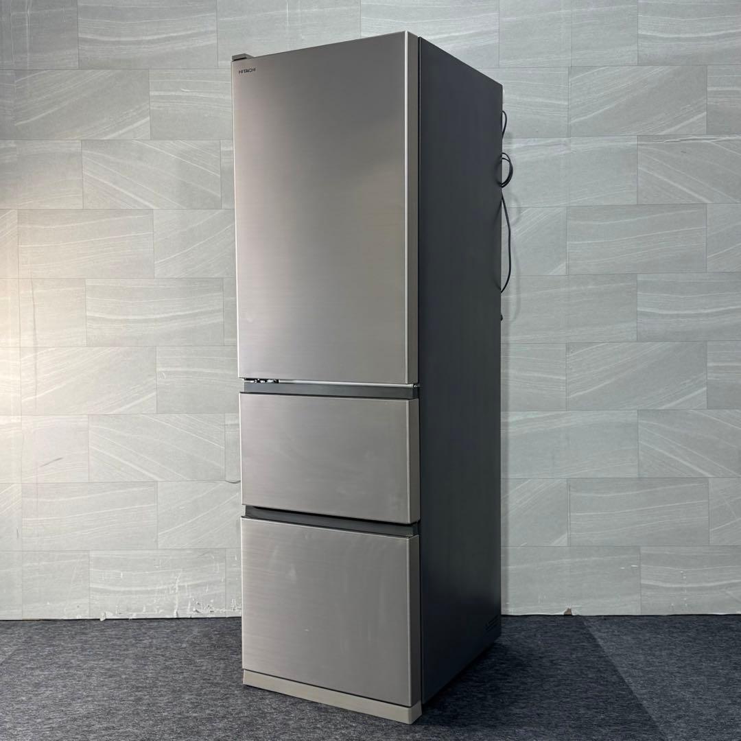 日立 315L 冷蔵庫 2020年製 3ドア 清掃済み 左開き d5210