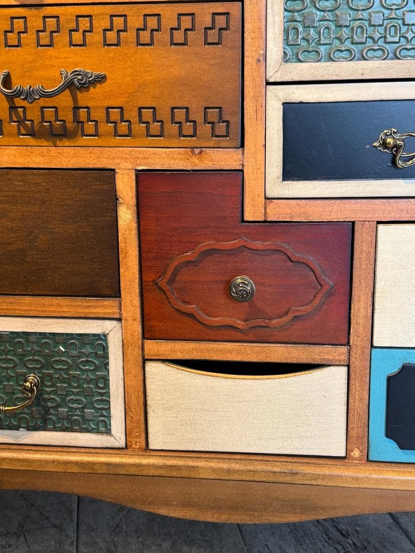 アンティーク パルナサス チェスト キャビネット 木製 タンス ギギLiving