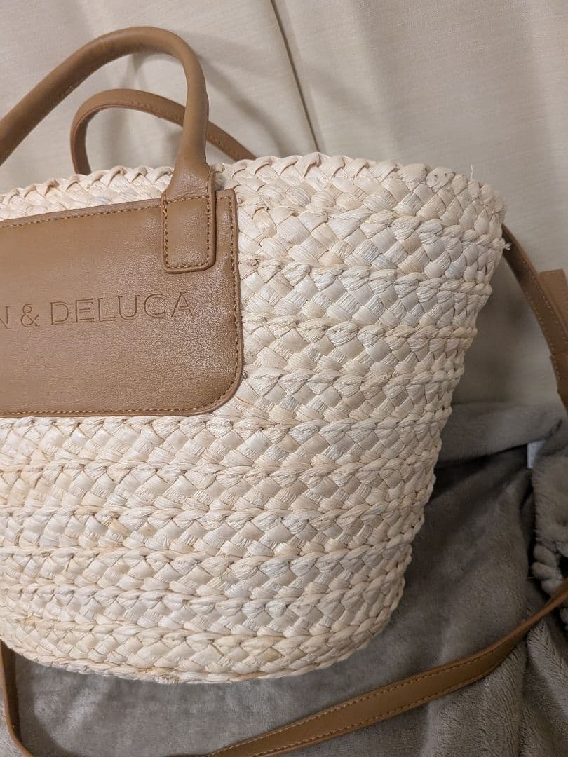 DEAN & DELUCA / 保冷ポーチ付 かごバッグ　大