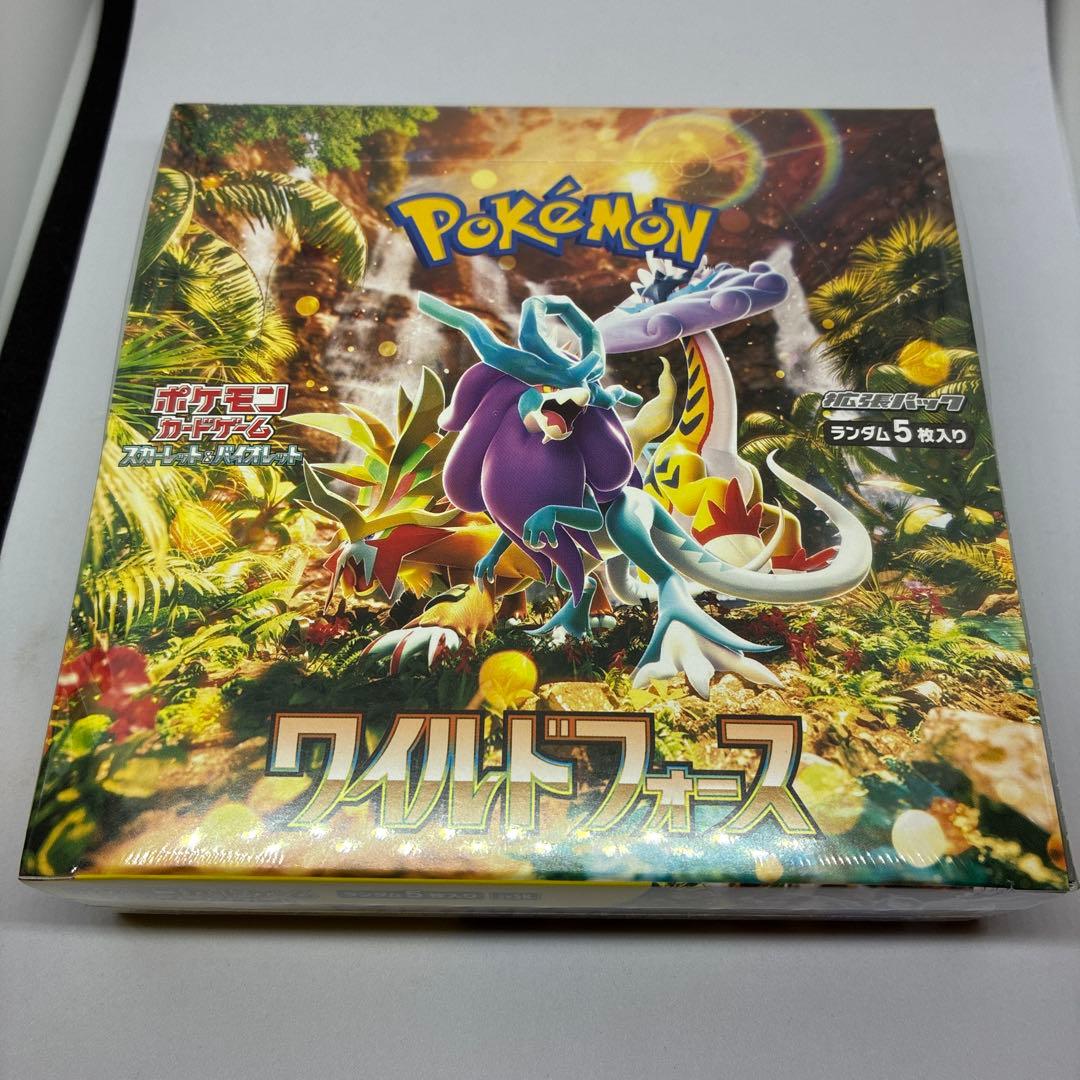 ゆ*う様 ポケモンカードゲーム ワイルドフォース シュリンク付き 未開封 1BO