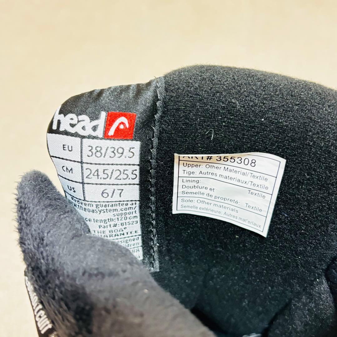 HEAD スノーボードブーツ 24.5cm JR ジュニア　キッズ　レディース