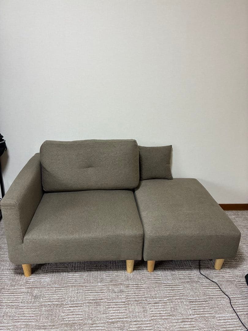 タマリビング　ブラウン L字型ソファ