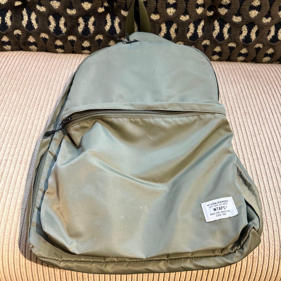 WTAPS オリーブ リュック カーキ　グリーン／依頼値下げ本日のみ