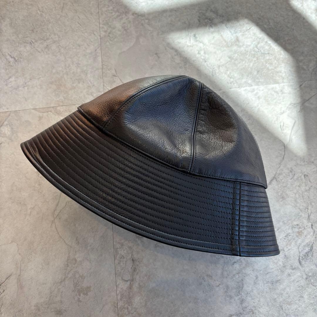 帽子 KIJIMA TAKAYUKI COW LEATHER SAILOR HAT 3