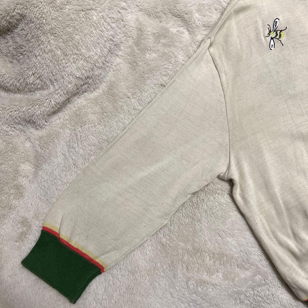 PALAVA パラバ　クラシックカーディガン　コットン100%　花柄　刺繍 XL