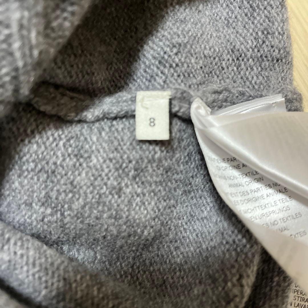 グッチグレーカーディガン8歳