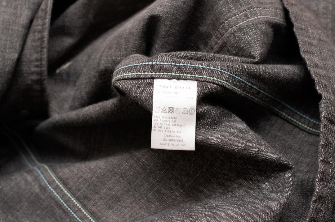 ジャケット・アウター POST OVERALLS #3113DV-SD POST 43 DV