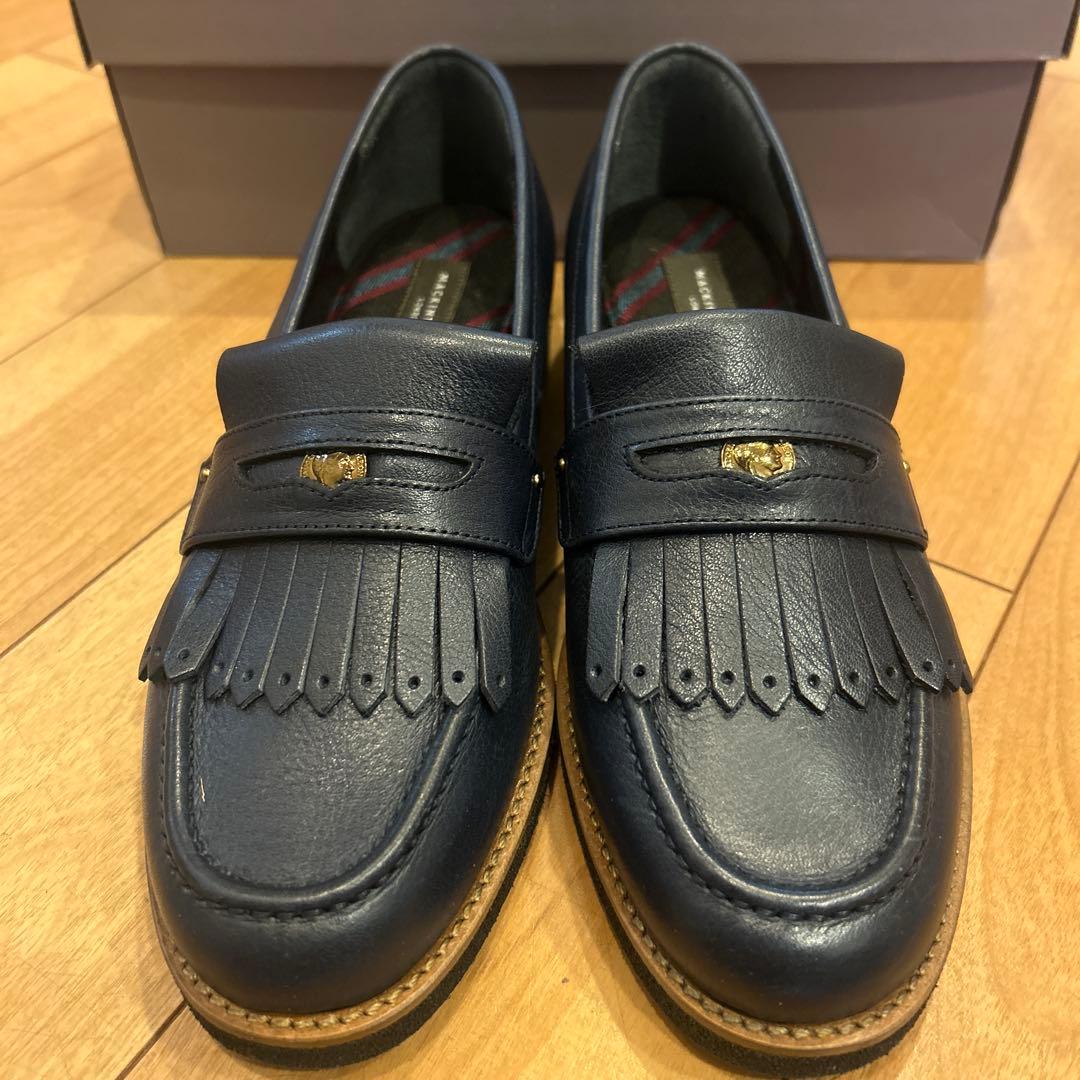 MACKINTOSH LONDON(ネイビーローファー)