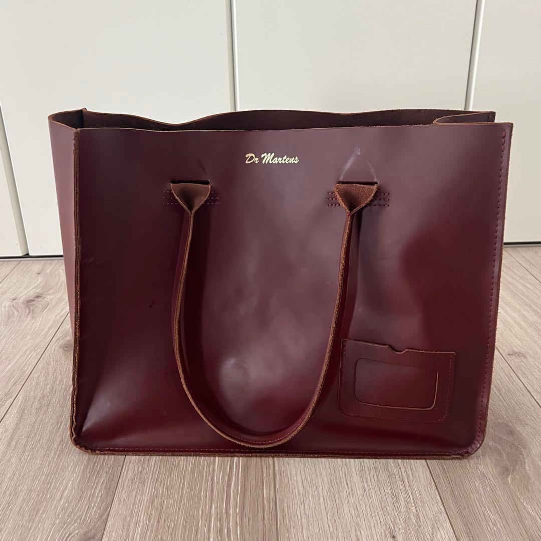 Dr.Martensレザー トートバッグ バーガンディ