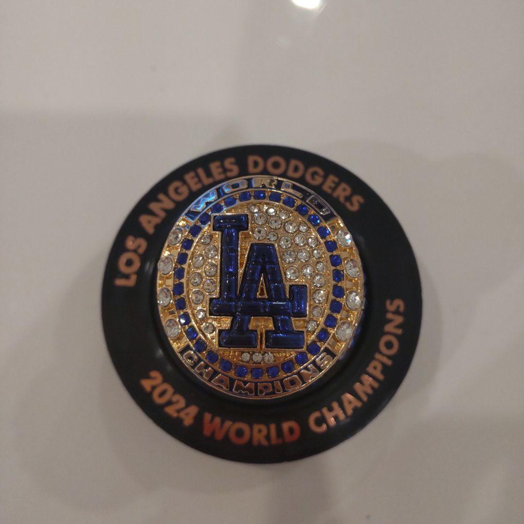 (新品未使用)8/6ドジャース戦、大谷翔平ワールドチャンピオンレプリカリング