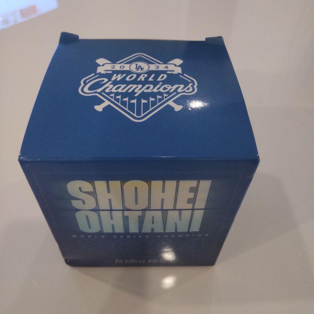 (新品未使用)8/6ドジャース戦、大谷翔平ワールドチャンピオンレプリカリング